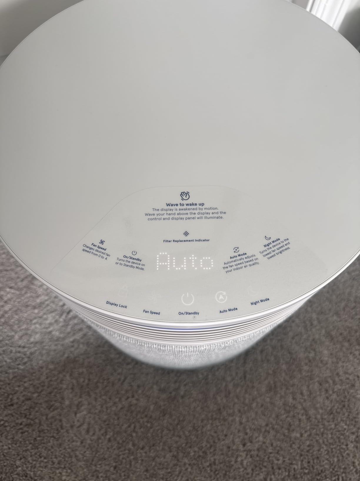 BLUEAIR Air Purifier for Large Rooms & Home - Odor Eliminating Cleans up to 3385 ft², HEPASilent, Smart WiFi, Auto Mode, Doubles as Table, Removes Dust, Smoke, Pet Hair, AHAM Verified, Blue Signature - Customer Photo 1