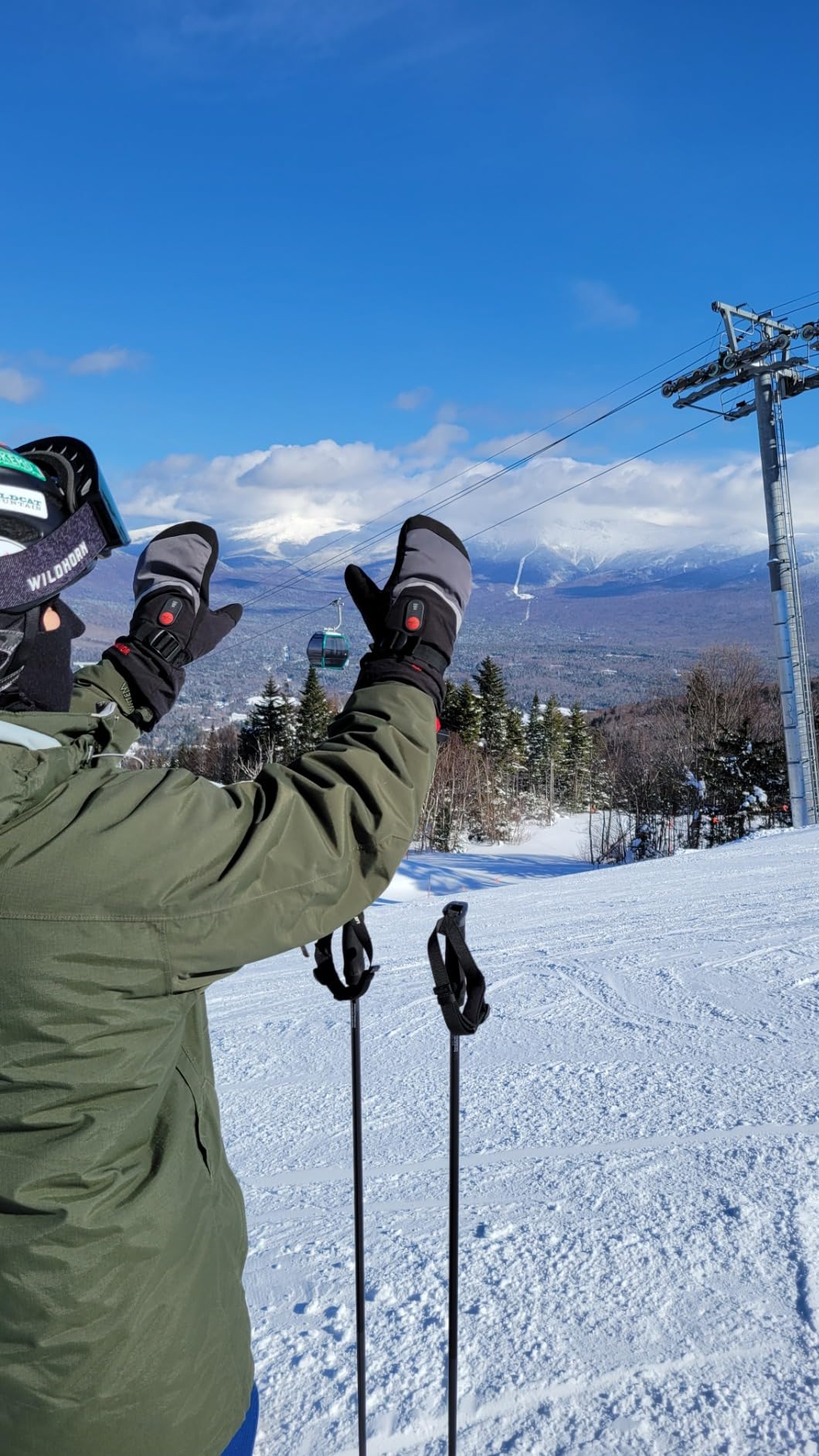 SAVIOR HEAT Heated Mittens Battery Ski Gloves, Electric Rechargeable Mitts for Skiing Camping Hiking Arthritis Hands Men Women - Customer Photo 3