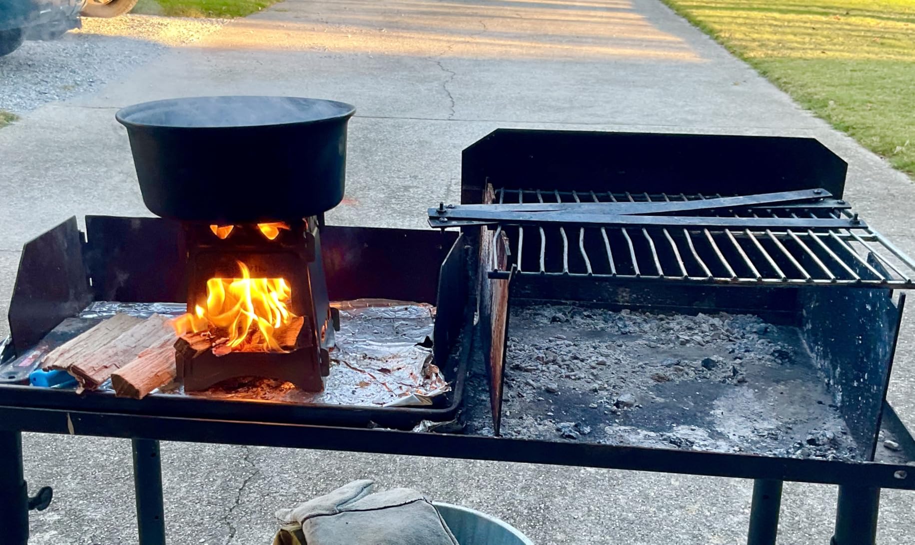 Kuvik Titanium Wood Stove - Ultralight and Compact Stove for Backpacking, Camping, and Survival - Customer Photo 1