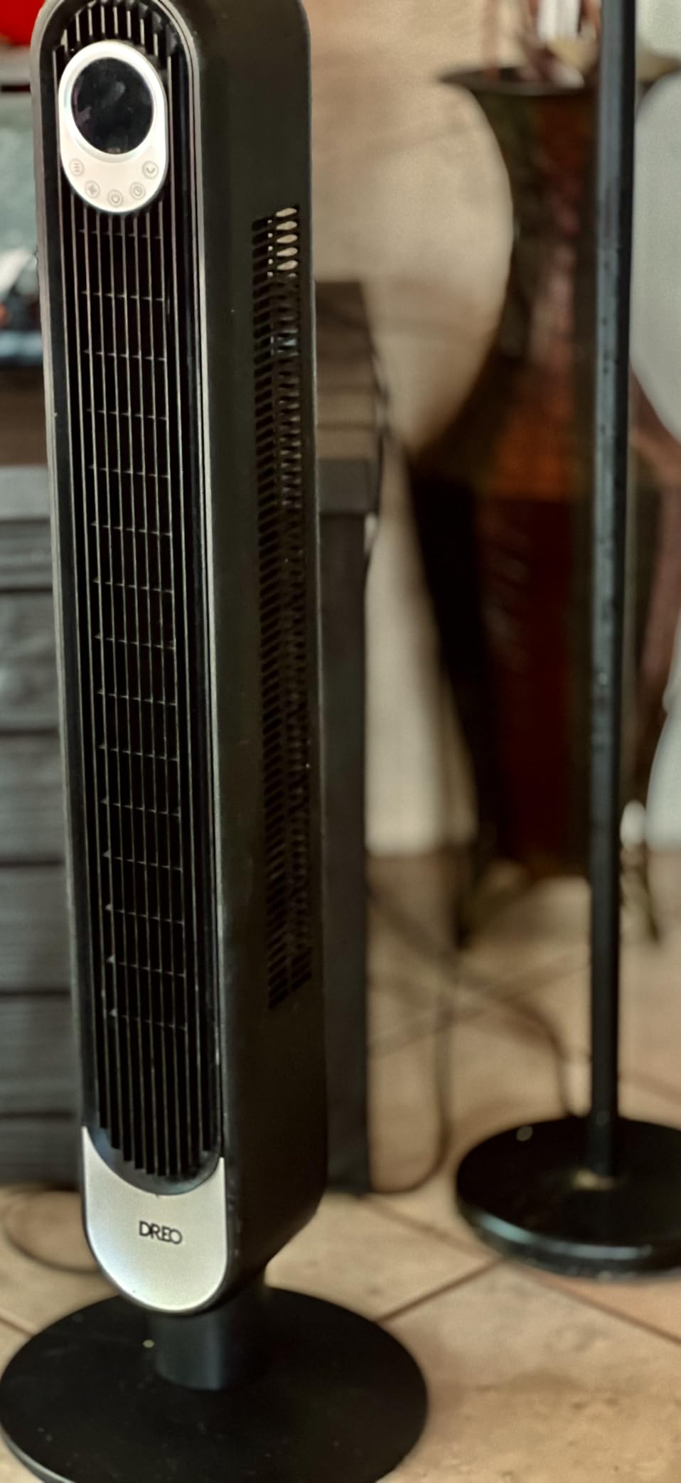 Dreo Tower Fan for Bedroom, 90° Oscillating Standing Fan, 30ft far, 28dB Quiet for Sleep, 6 Speeds, 4 Modes, 12H Timer, 42 Inch, Bladeless, Remote, for Home, Office, Room, Cruiser Pro T1 - Customer Photo 1