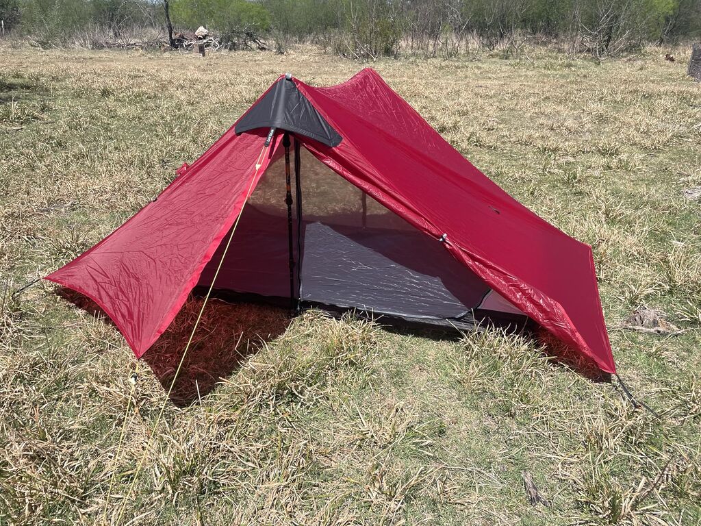 LANSHAN Ultralight Tent 3-Season Backpacking Tent for 1-Person or 2-Person Camping, Trekking, Kayaking, Climbing, Hiking - Customer Photo 2