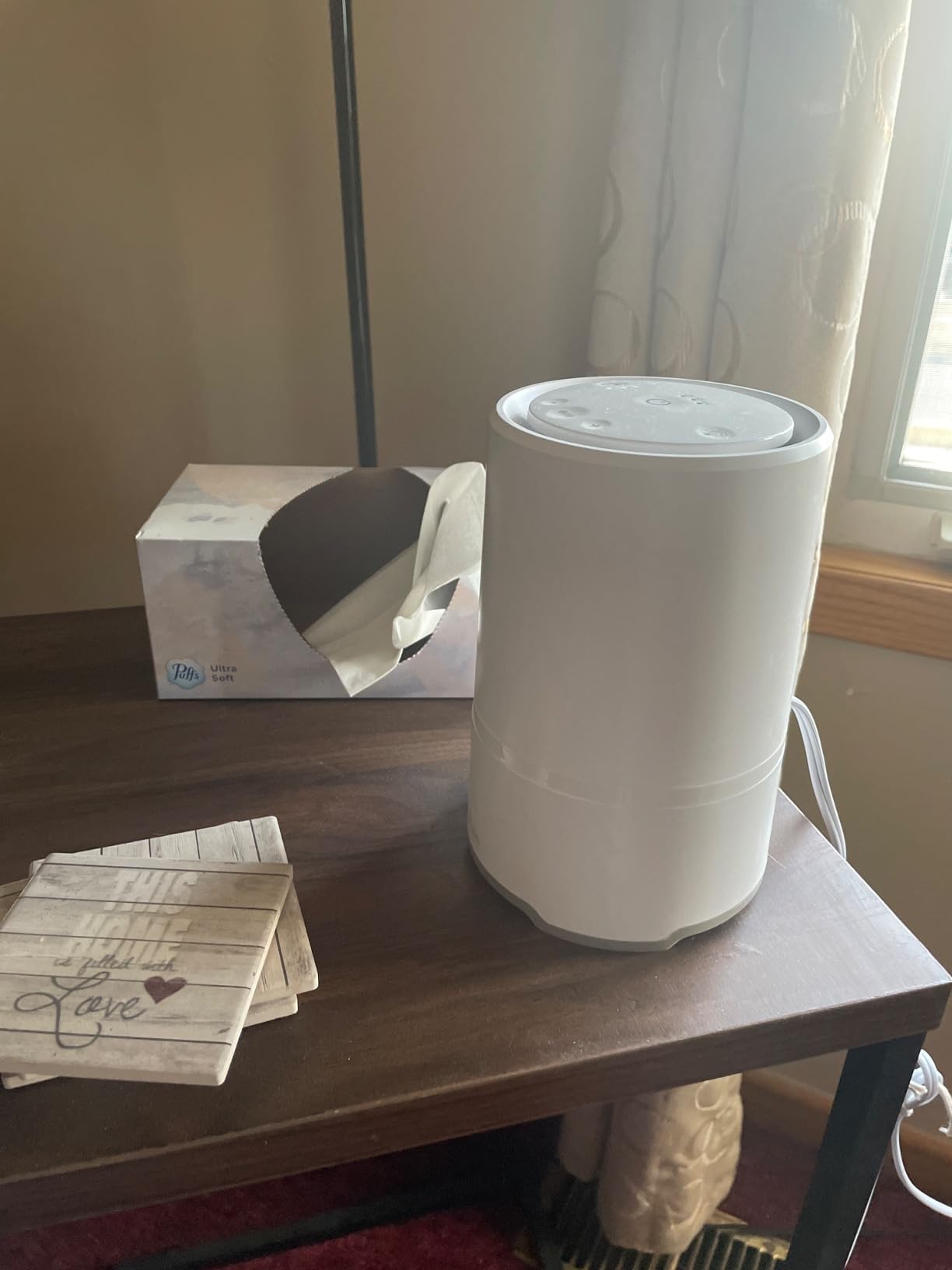 Frida Baby 3-in-1 Baby Air Purifier for Allergy Relief, Sound Machine for Sleeping + Nightlight, HEPA Filter Purifier for Bedroom with 3 Fan Speeds, Easy-Change Filter, Auto-Off Timer - Customer Photo 2