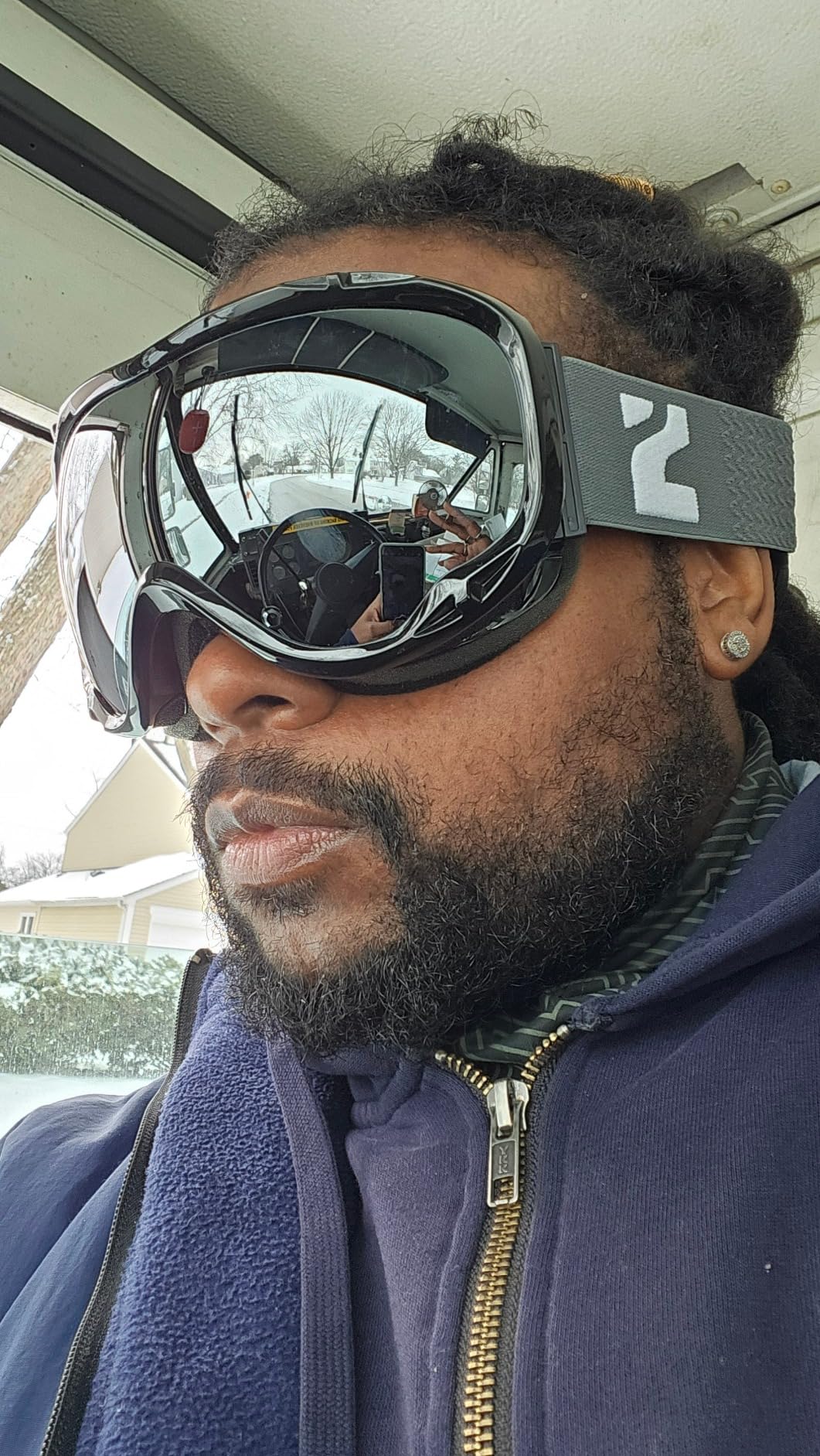 ZIONOR Lagopus B1 Ski Goggles OTG Anti fog Snow Goggles UV Protection Snowboard Goggles for Men Women Adult Youth Customer Review ZIONOR Lagopus B1 Ski Goggles OTG Anti fog Snow Goggles UV Protection Snowboard Goggles for Men Women Adult Youth - Customer Photo 3