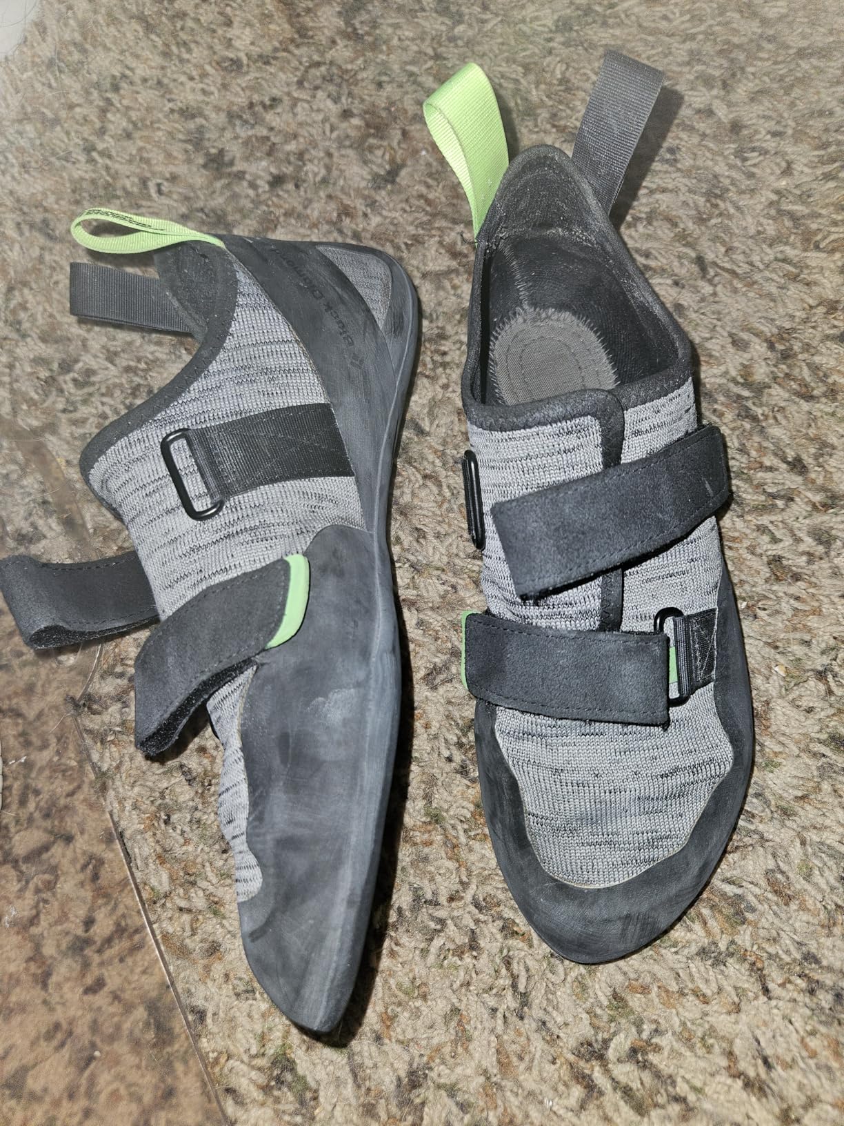 BLACK DIAMOND Men's Momentum Rock Climbing Shoes | Engineered Knit Technology | 4.3mm Rubber Outsole | Breathable All-Day Comfort - Customer Photo 2