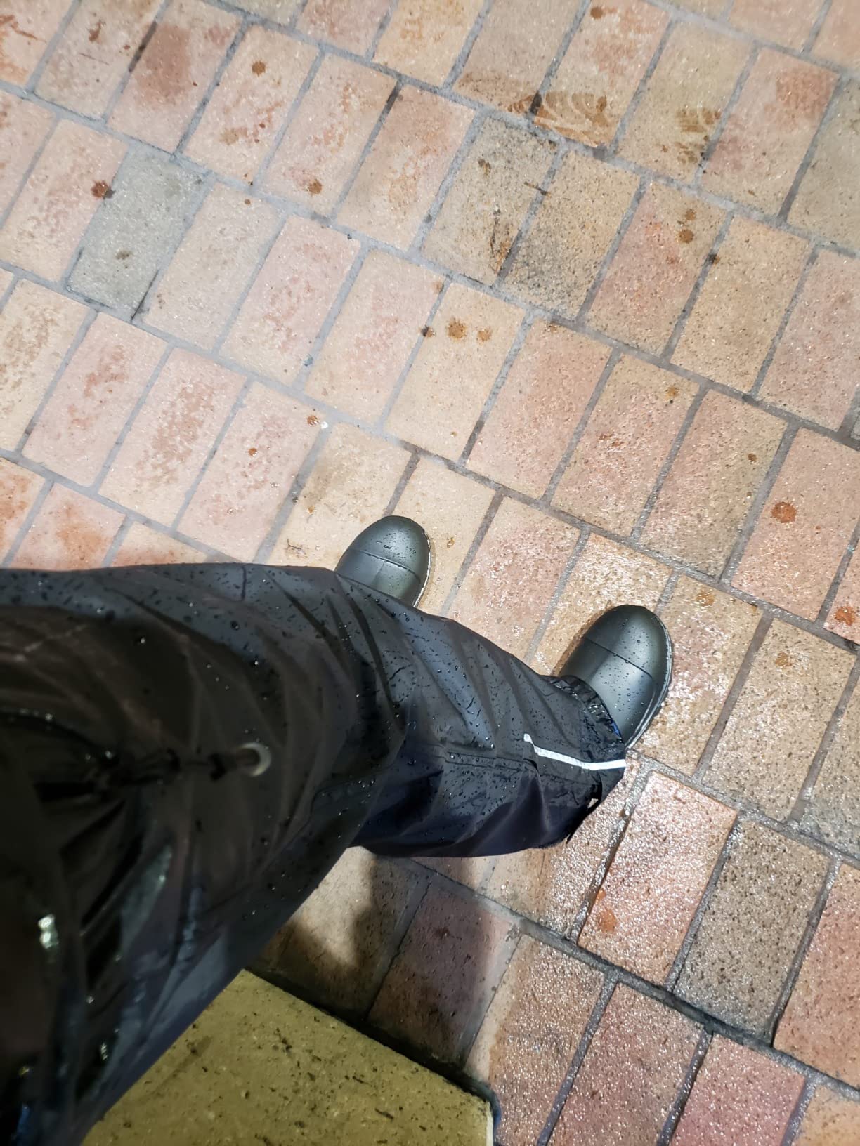 33,000ft Men's Rain Pants, Waterproof Rain Over Pants, Windproof Outdoor Pants for Hiking, Fishing - Customer Photo 1