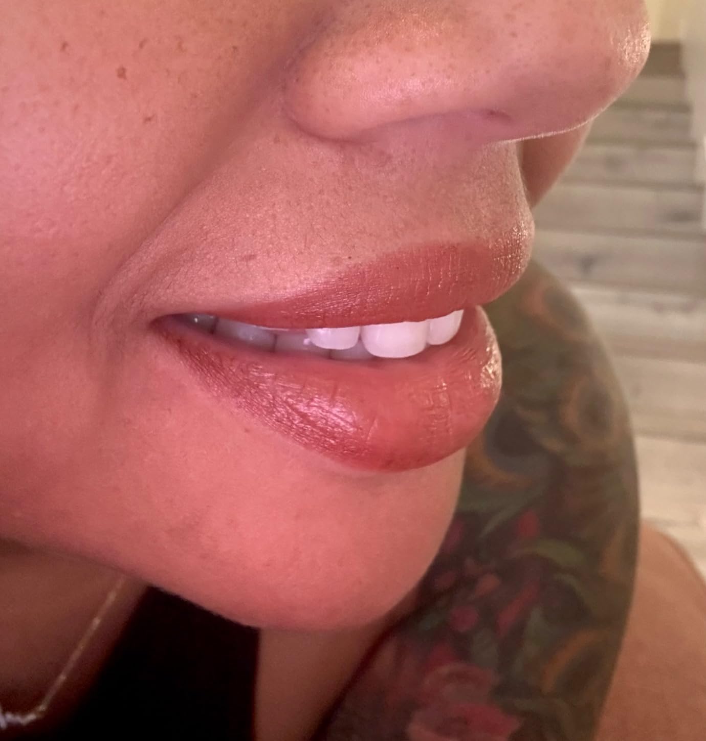 Mented Cosmetics Nude Lipstick for Women, Semi-Matte Long-Lasting Lip Stick, Moisturizing Vegan, Paraben & Cruelty-Free, Enhances All Complexions, Perfect for Everyday Makeup, Brown Bare - Customer Photo 3