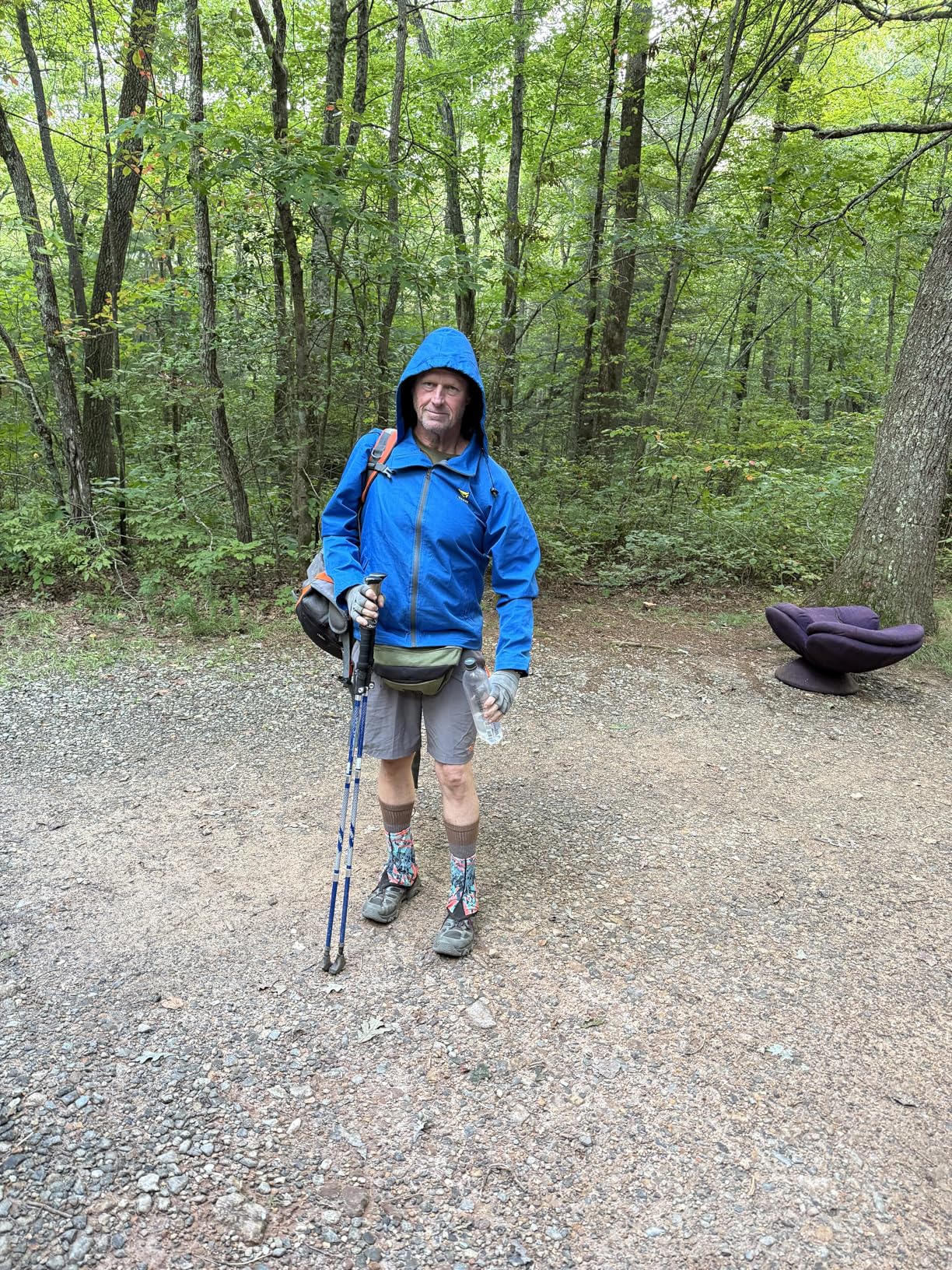 Rdruko Men's Quick Dry Hiking Shorts Lightweight Running Gym Outdoor Active Shorts with Zipper Pockets - Customer Photo 2