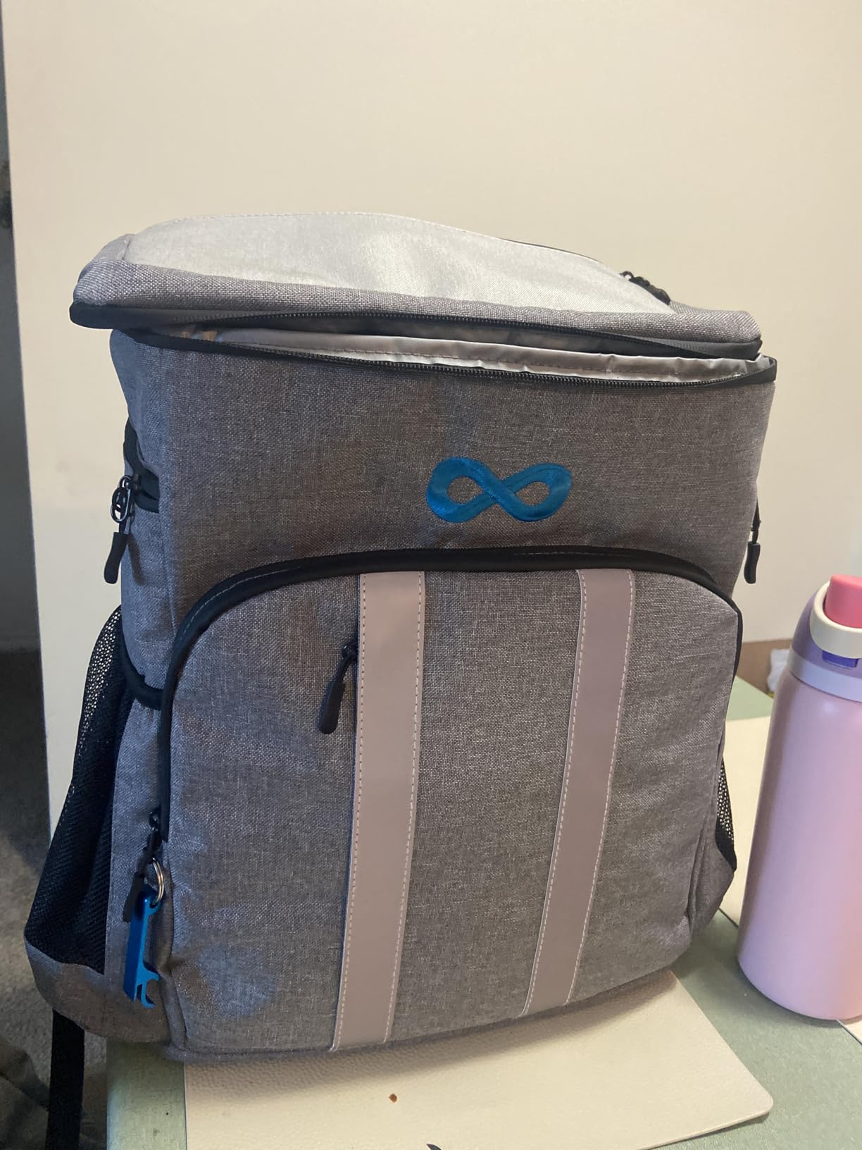 Insulated Backpack Cooler - 54 Cans, 24 Hour Cooling, Wider Straps, Lightweight Leak Proof Liner, Portable Cooler Backpack Bag for Men Women Beach Picnic Travel Lunch Camping - Everlasting Comfort - Customer Photo 1