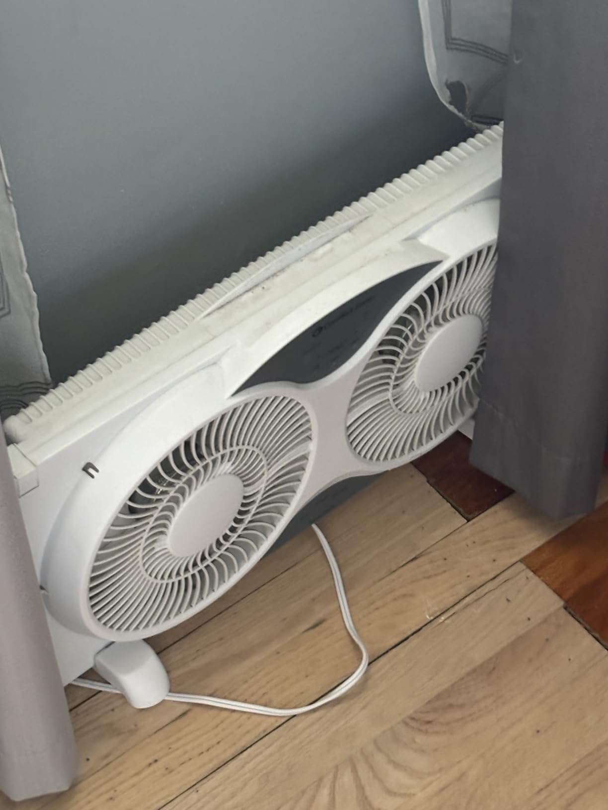 shinic Window Fan with Reversible Airflow Quiet, Twin 9