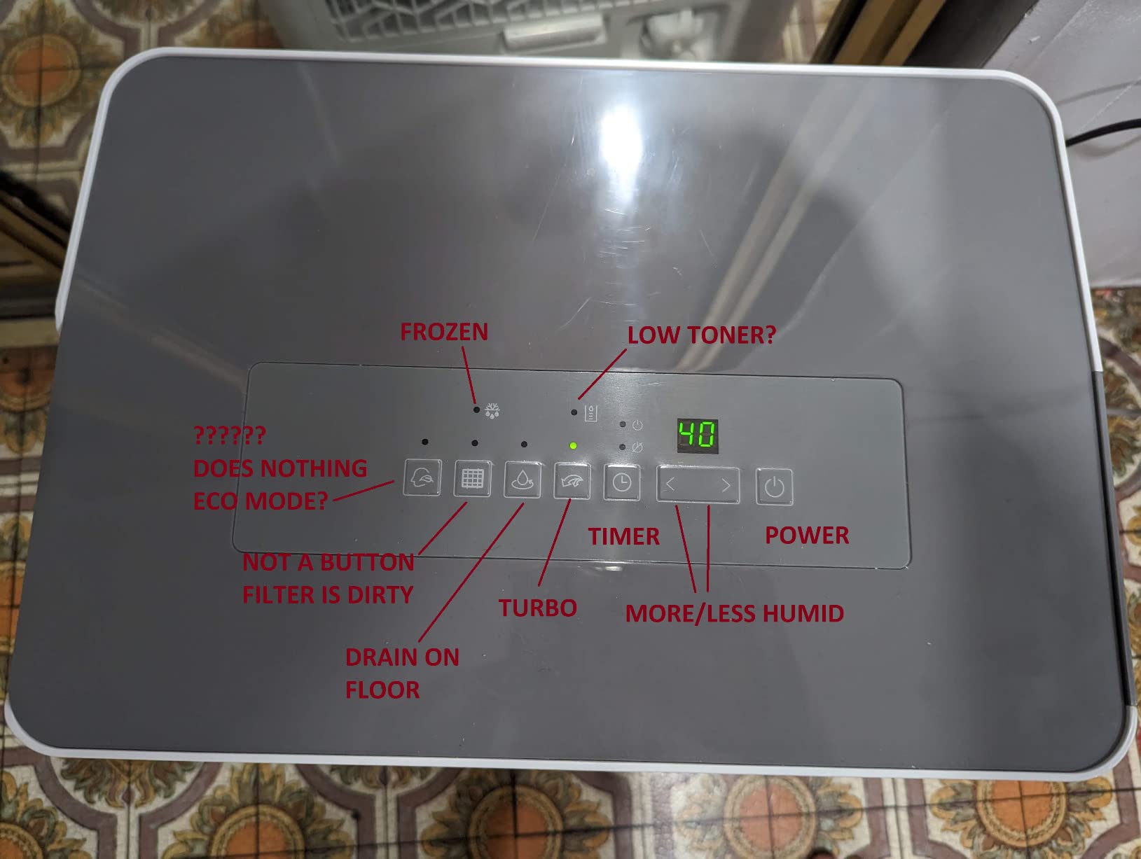 BLACK+DECKER 30-Pint Portable Dehumidifier, Dehumidifier for Home up to 3000 Sq. Ft. Coverage, For Basement and Medium to Large Spaces, Removable Bucket and Drain Hose Included, BD30MWSA, White - Customer Photo 3