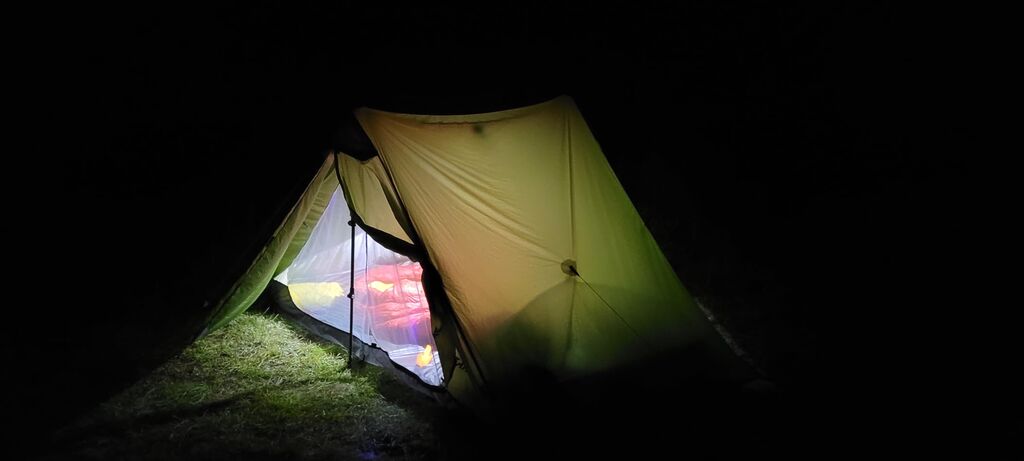 Ultralight Tent 3-Season Backpacking Tent 1 Person/2 Person Camping Tent, Outdoor Lightweight LanShan Camping Tent Shelter, Perfect for Camping, Trekking, Climbing, Hiking - Customer Photo 1