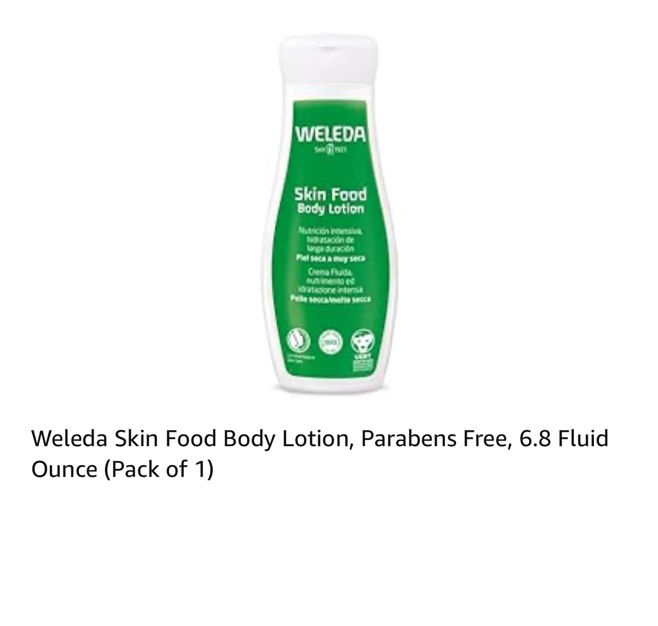 Weleda Skin Food Body Lotion, Parabens Free, 6.8 Fluid Ounce (Pack of 1) Customer Review Weleda Skin Food Body Lotion, Parabens Free, 6.8 Fluid Ounce (Pack of 1) - Customer Photo 2