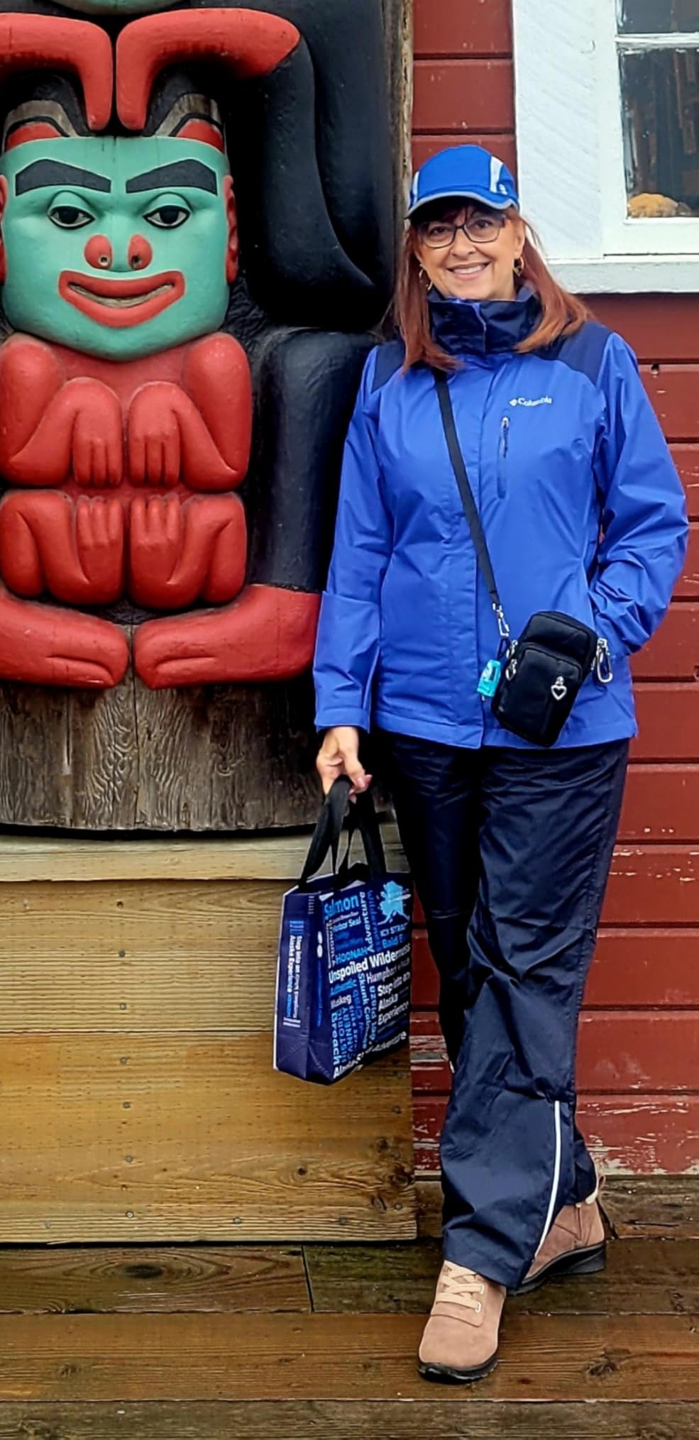 33,000ft Women's Rain Pants, Lightweight Waterproof Rain Over Pants, Windproof Hiking Pants for Outdoor, Fishing, Rainy Day - Customer Photo 1