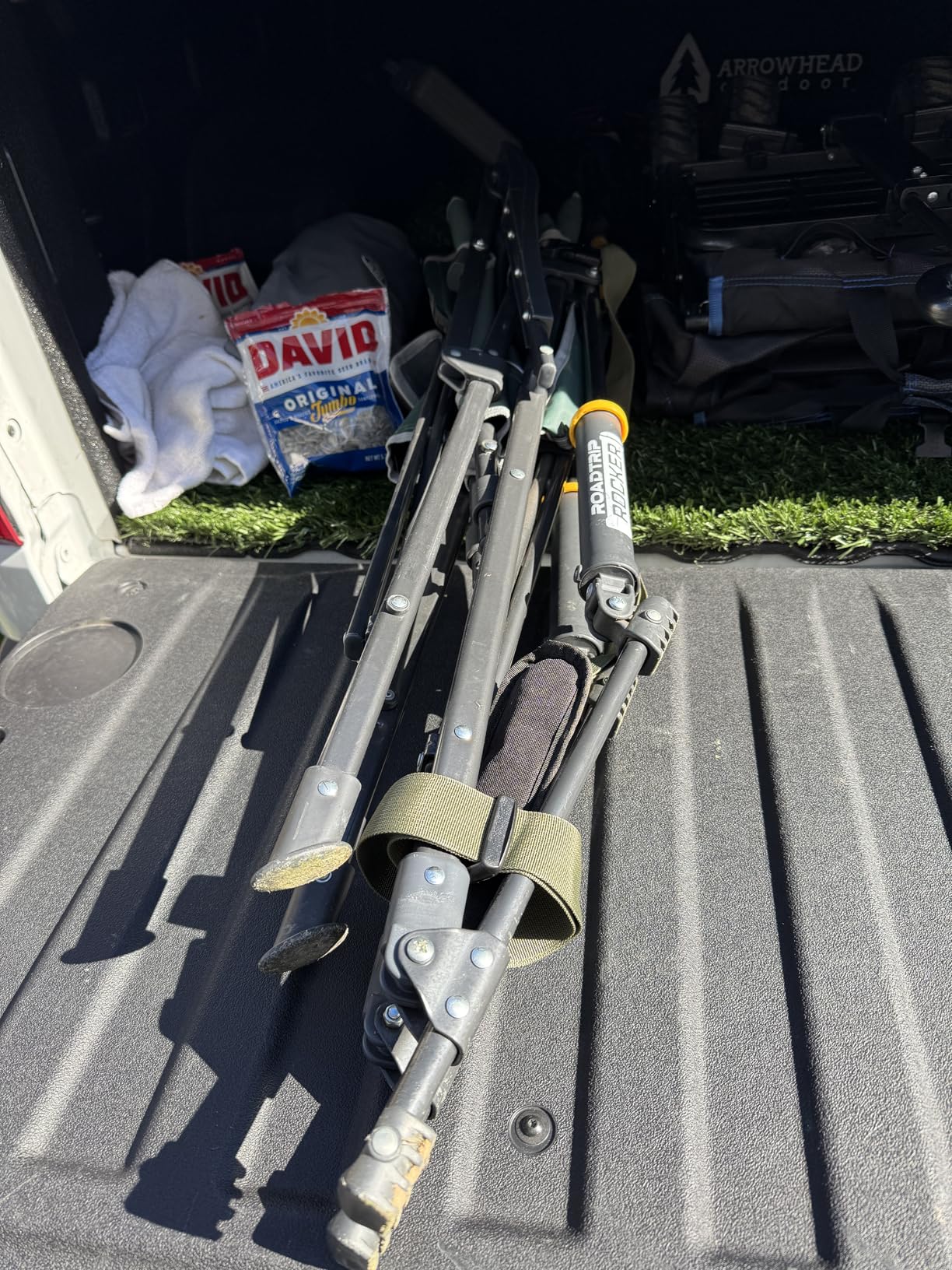 GCI Outdoor Comfort Pro Rocker Collapsible Rocking Chair & Outdoor Camping Chair, Indigo Blue - Customer Photo 1