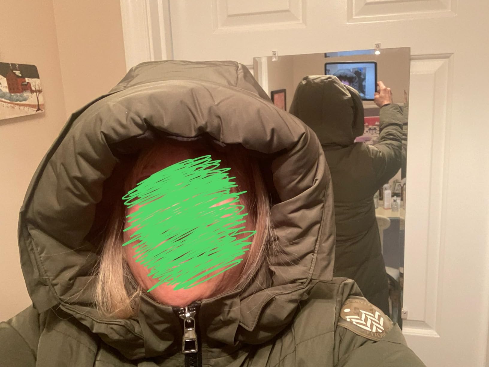 Fitouch Women's Waukee Long Down Coat Parka Jacket | 750+ Fill Power | Full-Length - Customer Photo 4