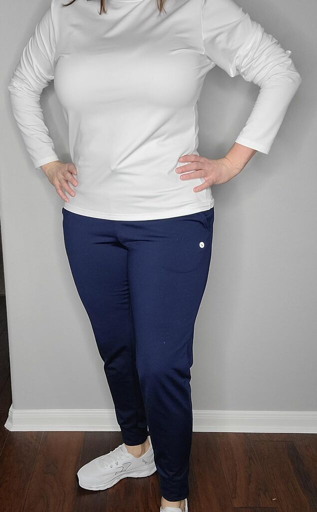 baleaf Women's Fleece Lined Pants Water-Resistant Sweatpants Winter Thermal Ski Hiking Running Joggers - Customer Photo 2