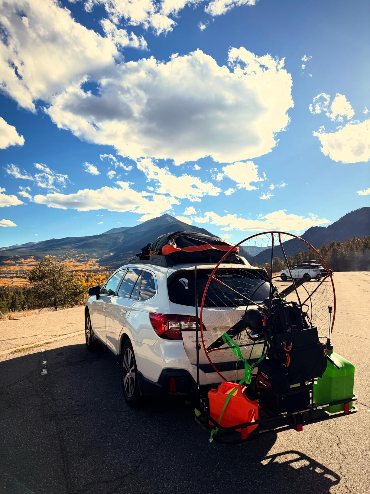 Car Rooftop Cargo Carrier - 21 Cubic Feet, 100% Waterproof Heavy Duty 840D Car Roof Bag for All Vehicles with/Without Racks - Anti-Slip Mat, 6 Door Hooks, Storage Bag, 2 Extra Straps - Customer Photo 2