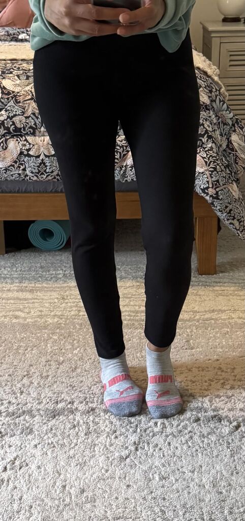 NexiEpoch Fleece Lined Leggings Women - High Waisted Winter Yoga Pants Tummy Control Soft Thermal Warm for Hiking Workout Customer Review NexiEpoch Fleece Lined Leggings Women - High Waisted Winter Yoga Pants Tummy Control Soft Thermal Warm for Hiking Workout - Customer Photo 2