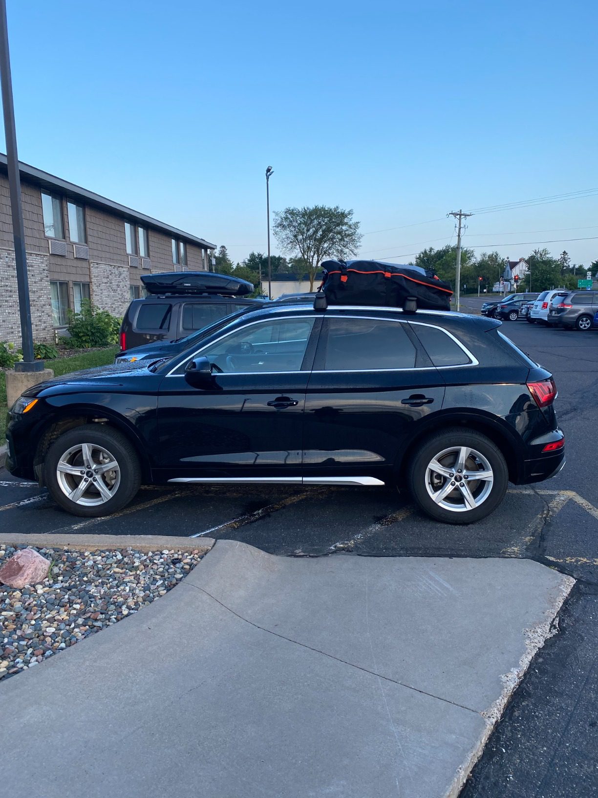 RoofPax 23 cft. Extra Waterproof Rooftop Cargo Carrier Bag, Double Weatherproof Zippers,10 Heavy-Duty Tie-Down Straps fit Cars with/Without a Rack or Side Rails, Safety Hooks Included - Customer Photo 1