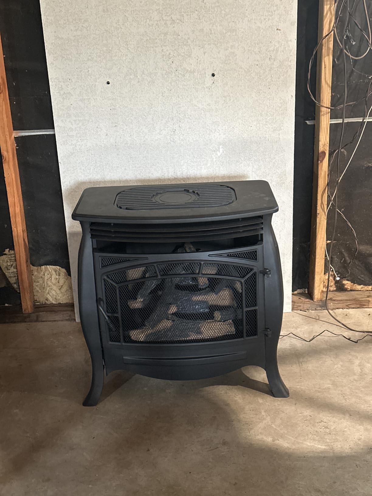 Duluth Forge Dual Fuel Ventless Gas Stove - Model FDSR25, Matte Finish, Remote Control Customer Review Duluth Forge Dual Fuel Ventless Gas Stove - Model FDSR25, Matte Finish, Remote Control - Customer Photo 1