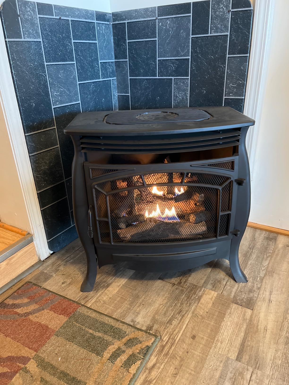 Duluth Forge Dual Fuel Ventless Gas Stove - Model FDSR25, Matte Finish, Remote Control Customer Review Duluth Forge Dual Fuel Ventless Gas Stove - Model FDSR25, Matte Finish, Remote Control - Customer Photo 3