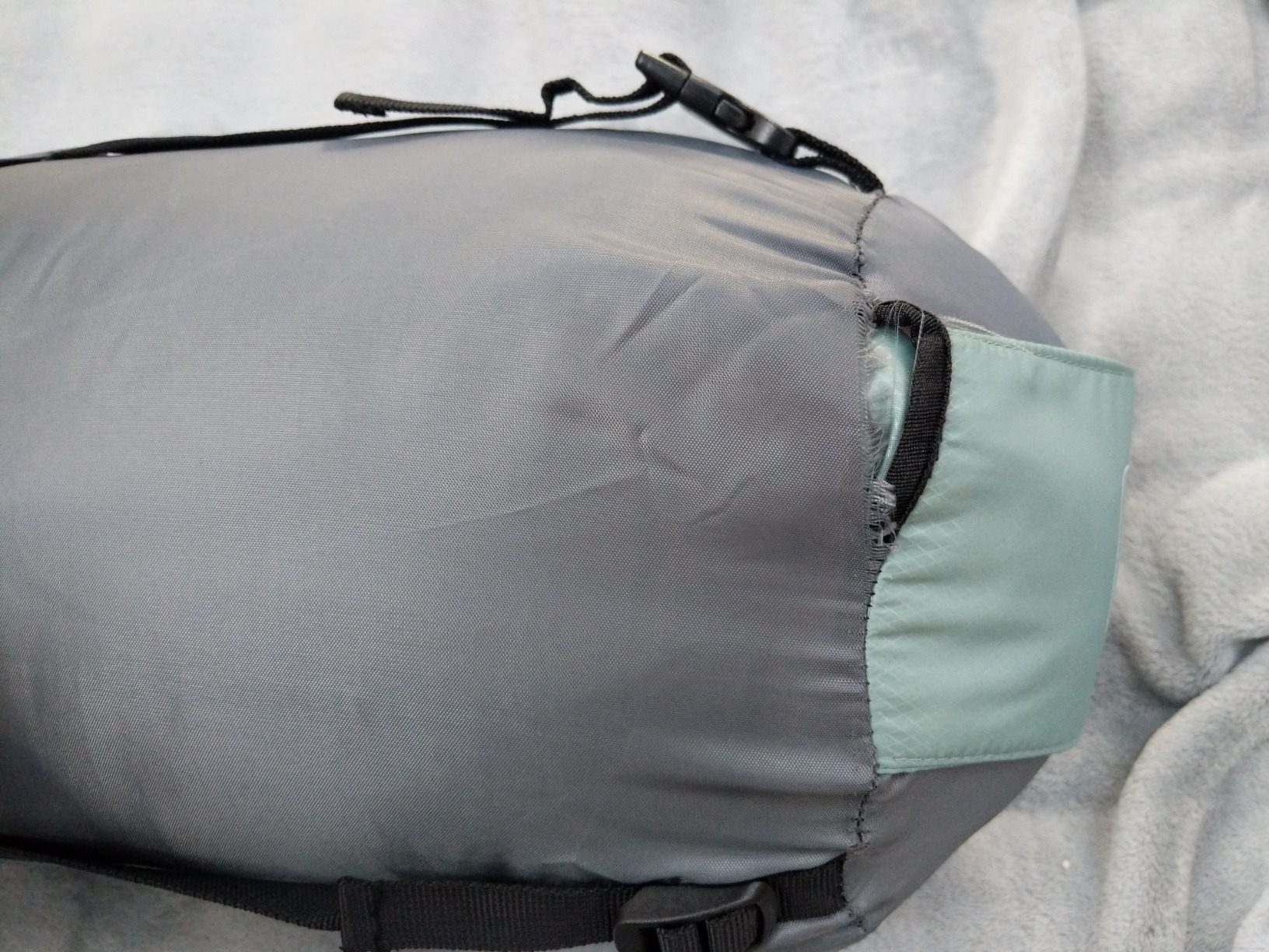 Klymit Wild Aspen Lightweight Rectangle Sleeping Bag, 20°F Sleeping Bag for Camping, Hiking, and Backpacking in Cold Weather, Green - Customer Photo 4