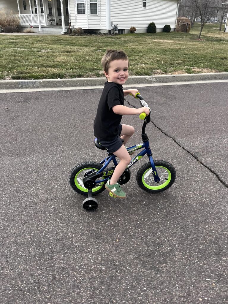 Huffy Upshot 12/16/20 Inch Boys' Bike for Kids, Ages 3+ Years Old, Multiple Color Options, Removable Training Wheels (12
