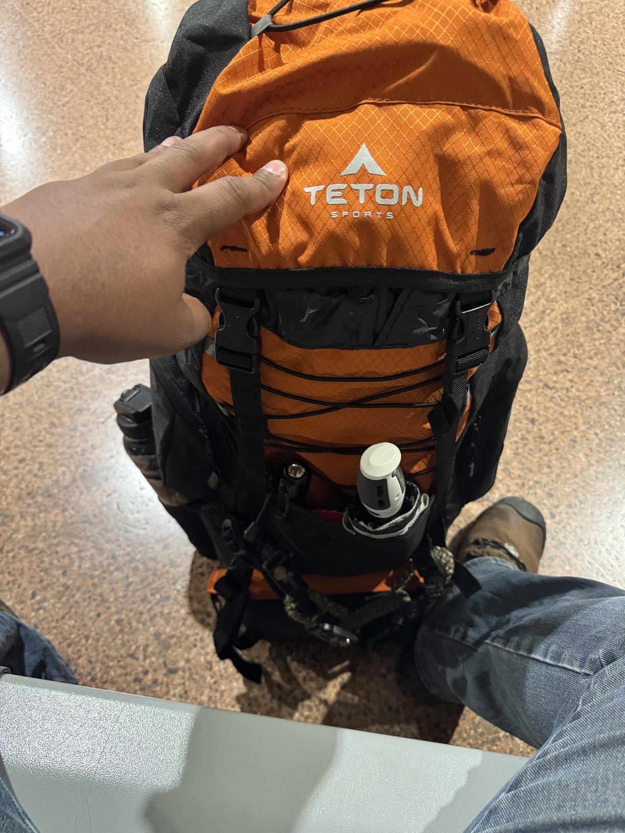 TETON 55L Scout Internal Frame Backpack for Hiking, Camping, Backpacking, Rain Cover Included - Customer Photo 1