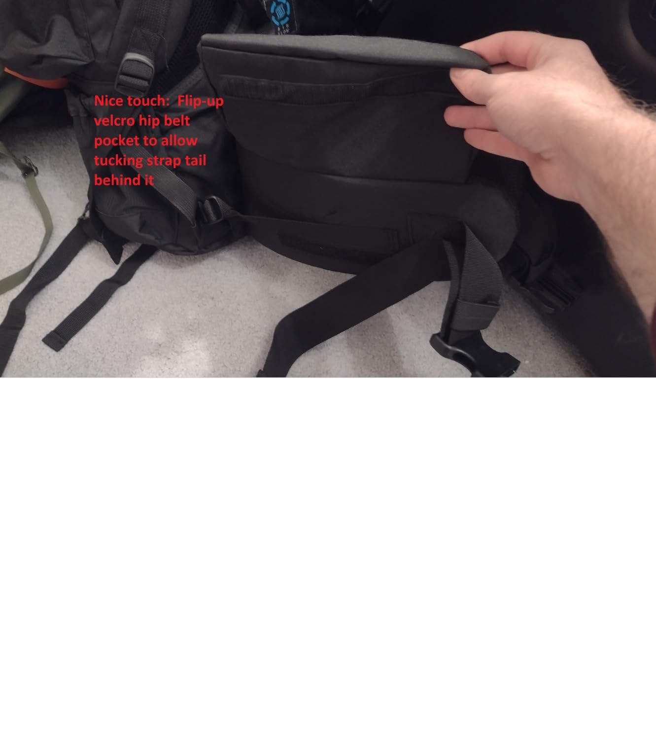 Teton 75L Explorer Internal Frame Backpack for Hiking, Camping, Backpacking, Rain Cover Included, Ocean - Customer Photo 3