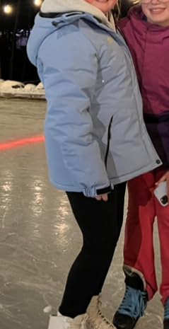 TACVASEN Women's Winter Jacket Waterproof Ski Jackets Snow Coat Warm Fleece Rain Jacket with Hood Windbreaker Customer Review TACVASEN Women's Winter Jacket Waterproof Ski Jackets Snow Coat Warm Fleece Rain Jacket with Hood Windbreaker - Customer Photo 2