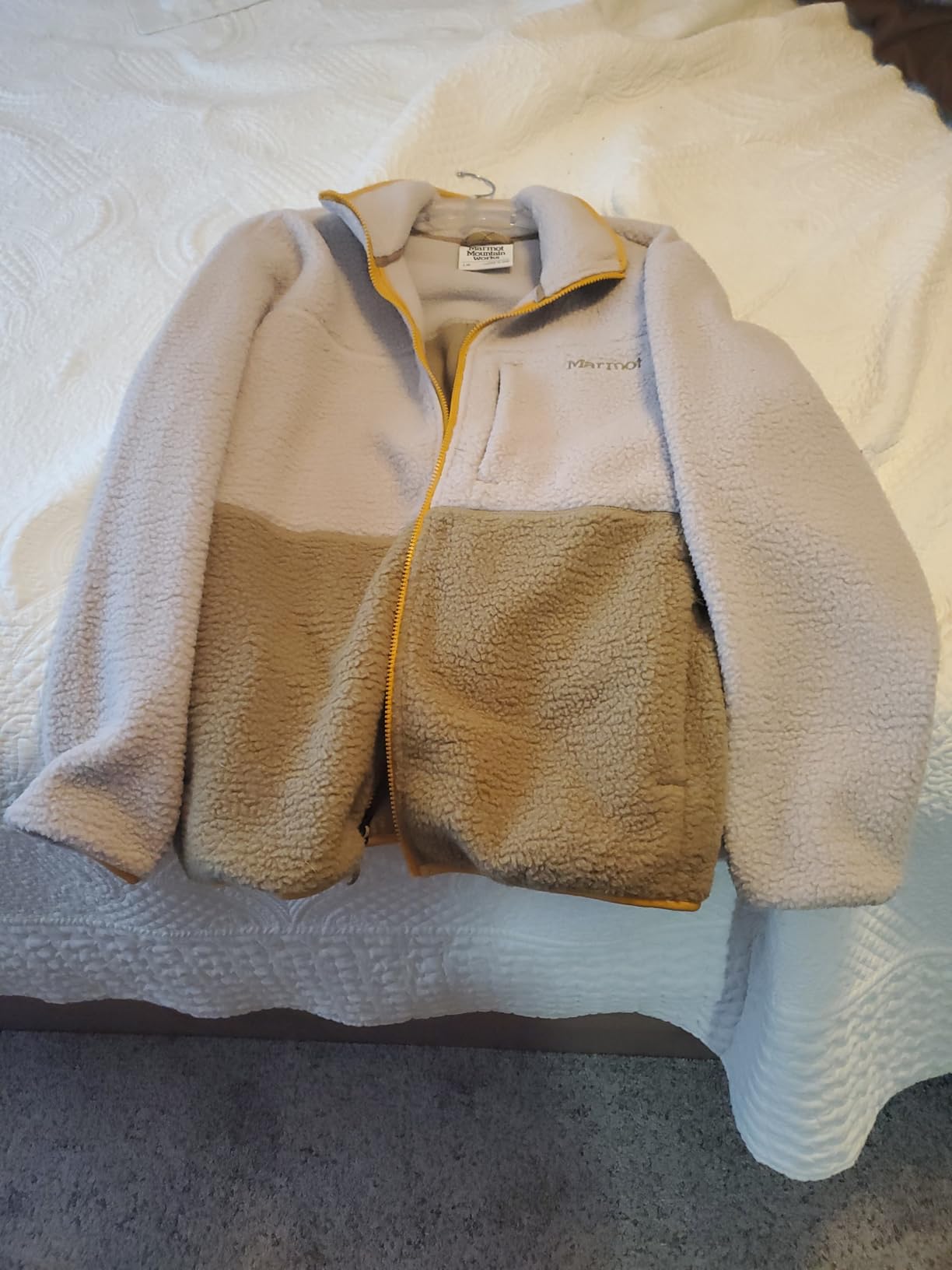 MARMOT Men's Aros Full-Zip Jacket - Sherpa Fleece with Retro Style - Customer Photo 1