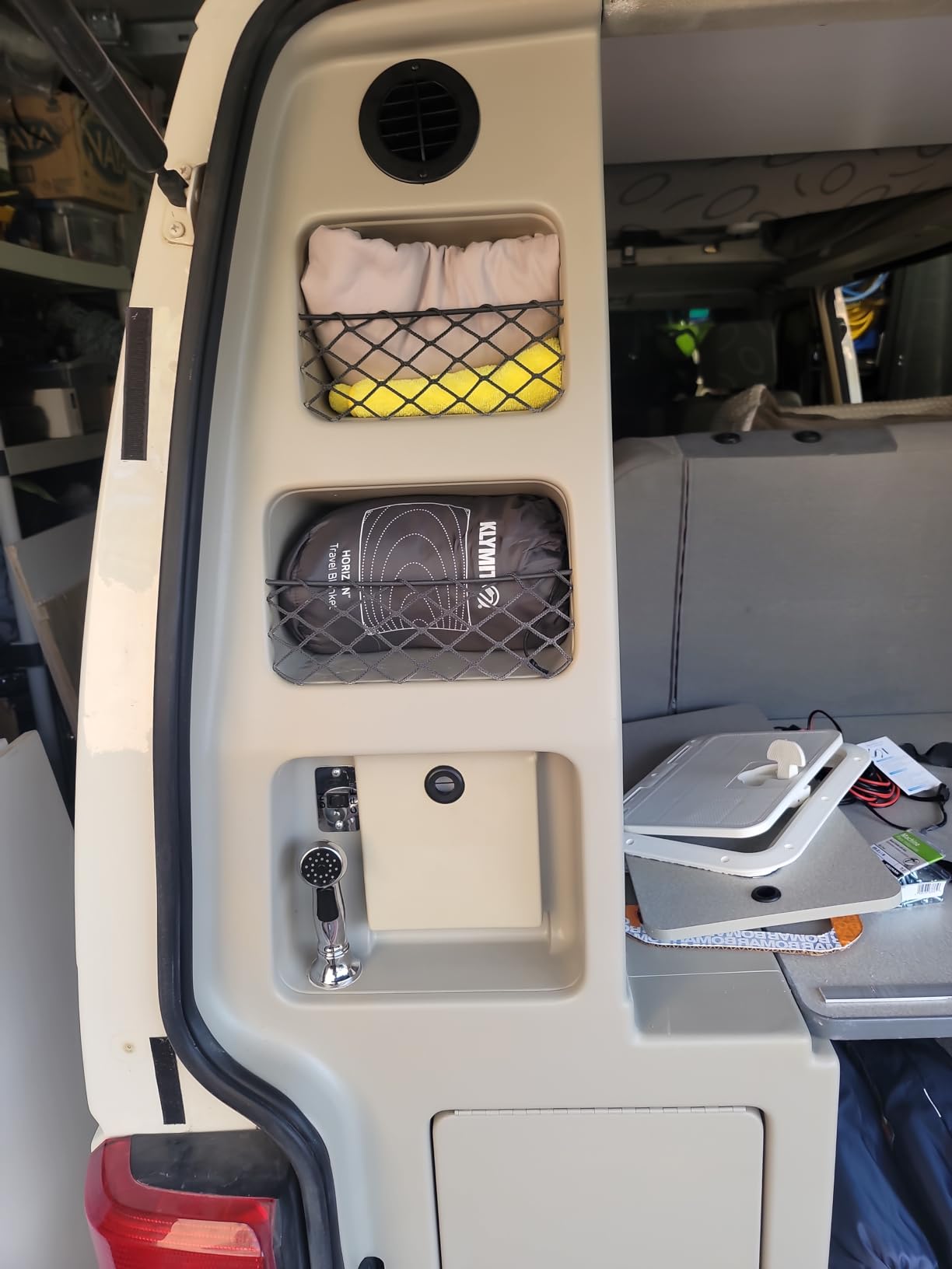 Klymit Horizon Travel Packable Camping Blanket and Comforter, Blue/Black - Customer Photo 1