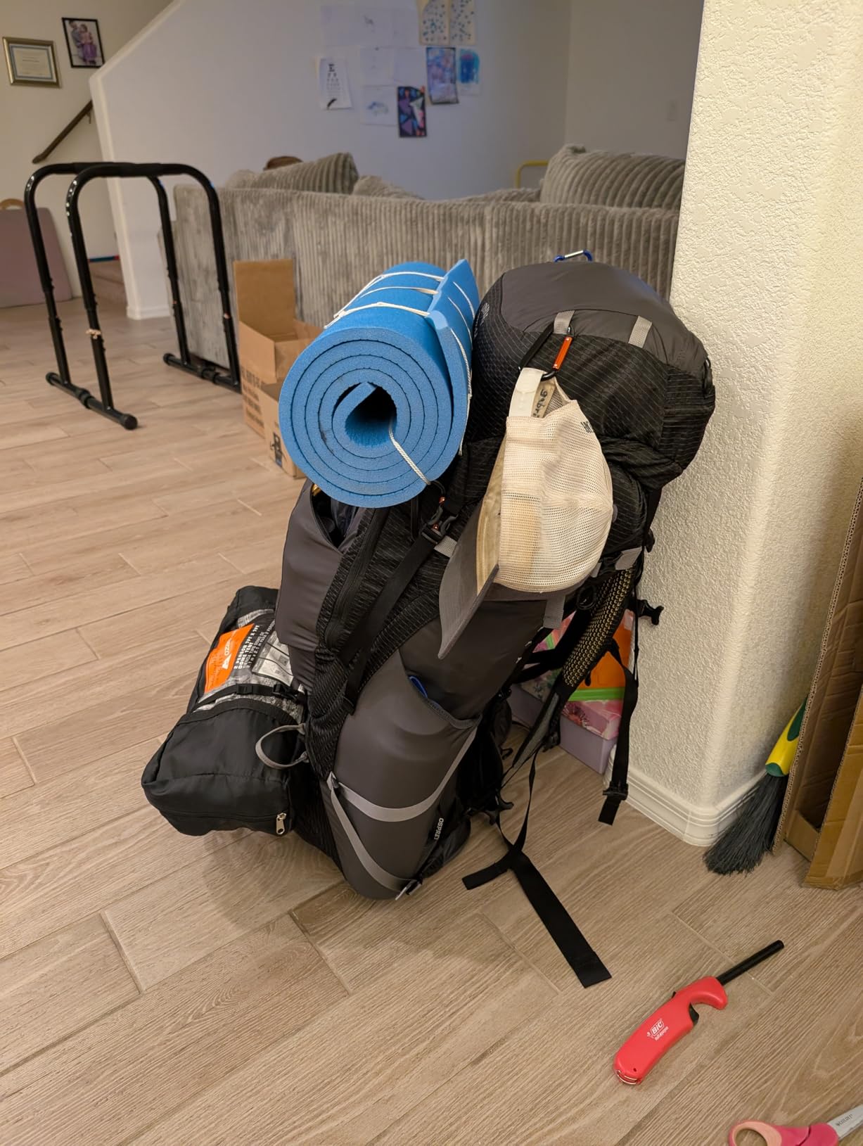 Osprey Atmos AG 65L Men's Backpacking Backpack, Black, L/XL - Customer Photo 3