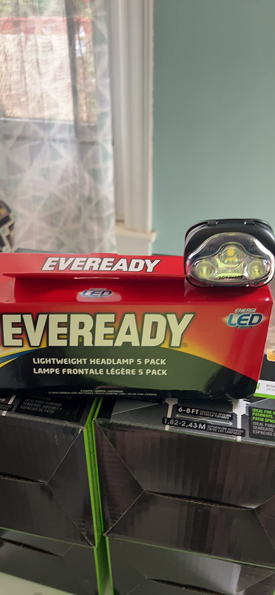 EVEREADY LED Headlamps Pro200 [5-Pack], IPX4 Water Resistant, Bright and Durable Head Lights for Camping, Hiking, Emergency Power Outage (Batteries Included) - Customer Photo 3