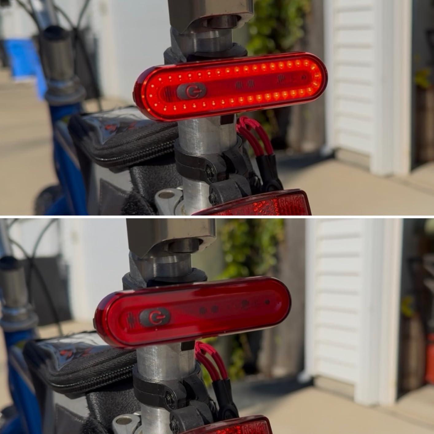 Büchel COB Bike Tail Light - Brake Sensing Technology - Ultra Bright Bike Rear Light LED -and Tool-Free Mounting I Rechargeable and Long-Lasting Rear Bike Light - Bicycle Lights for Night Riding - Customer Photo 1