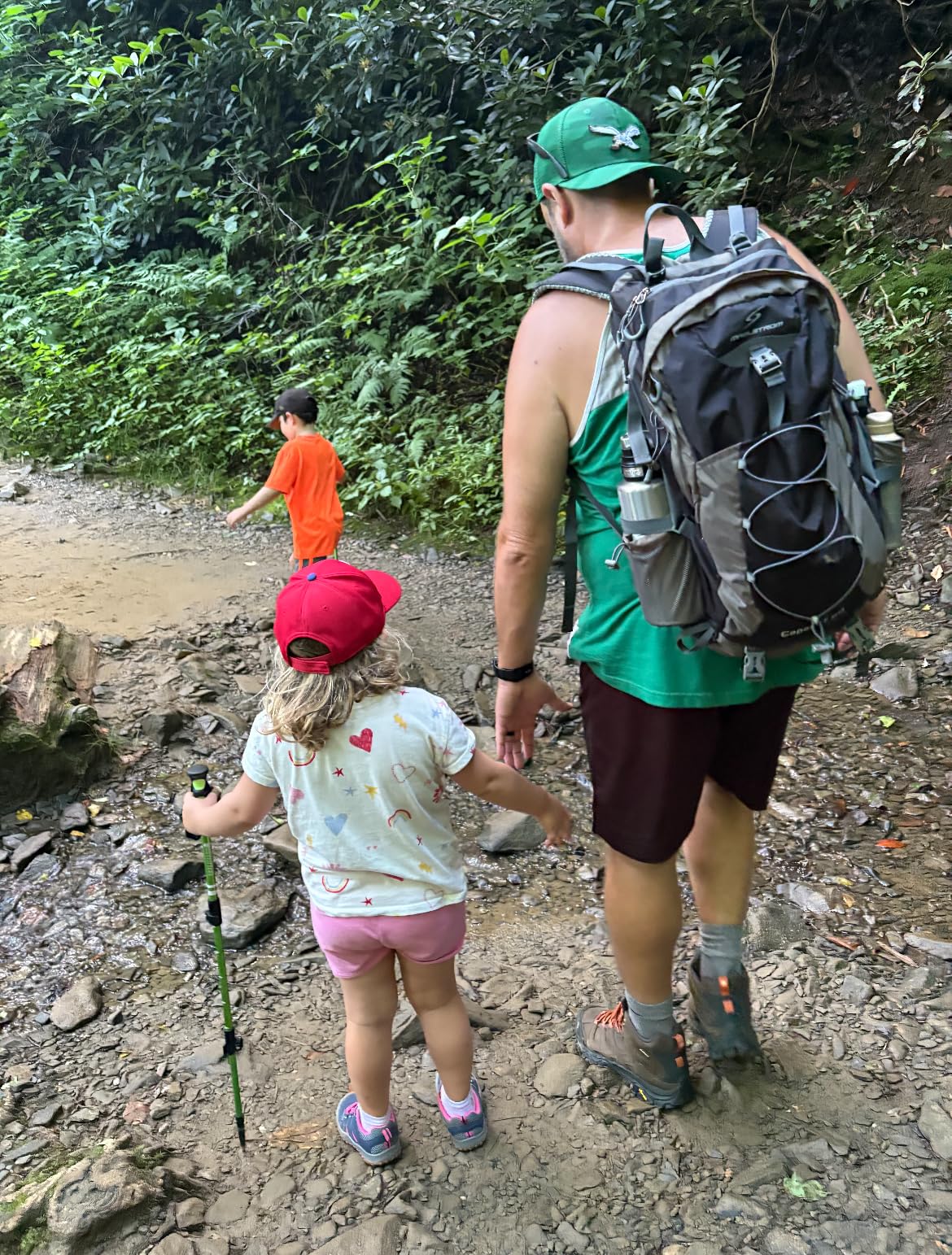 Maelstrom Hiking Backpack,Camping Backpack,40L Waterproof Hiking Daypack with Rain Cover,Lightweight Travel Backpack,Blue - Customer Photo 2