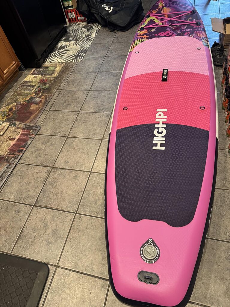 Highpi Inflatable Stand Up Paddle Board for Youth and Adults – Wide Sup with Premium Accessories, Blow Up Paddleboard for Surfing, Fishing, Yoga & More - Customer Photo 2