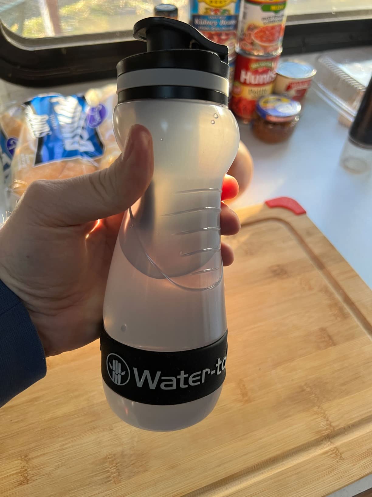 Water-to-Go Water Filter Bottle for Hiking - 25oz/75cl Outdoor Water Purifier for Outdoor Survival & Emergency Use - Customer Photo 2