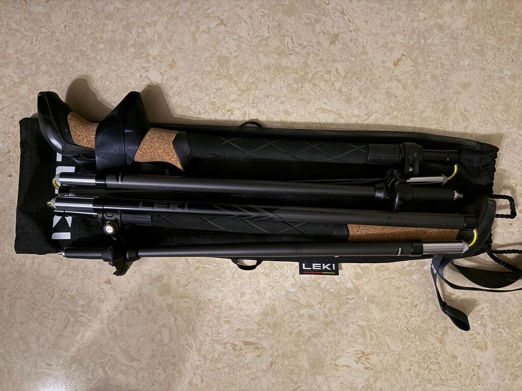 LEKI Black Series FX Carbon Collapsible Lightweight Walking Poles for Trekking & Hiking - Customer Photo 1