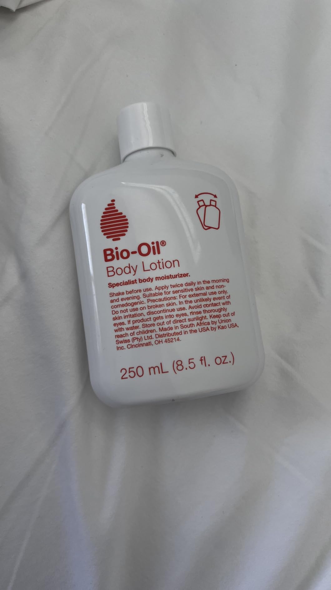 Bio-Oil Moisturizing Body Lotion for Dry Skin, Ultra-Lightweight High-Oil Hydration, with Jojoba, Rosehip, Shea, and Hyaluronic Acid, 8.5 Oz Customer Review Bio-Oil Moisturizing Body Lotion for Dry Skin, Ultra-Lightweight High-Oil Hydration, with Jojoba, Rosehip, Shea, and Hyaluronic Acid, 8.5 Oz - Customer Photo 1
