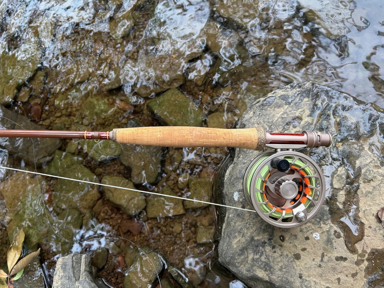 Moonshine Rod Co. Fly Fishing Rod with Carrying Case and Extra Rod Tip Section, Slow-Medium-Fast Action - Customer Photo 1