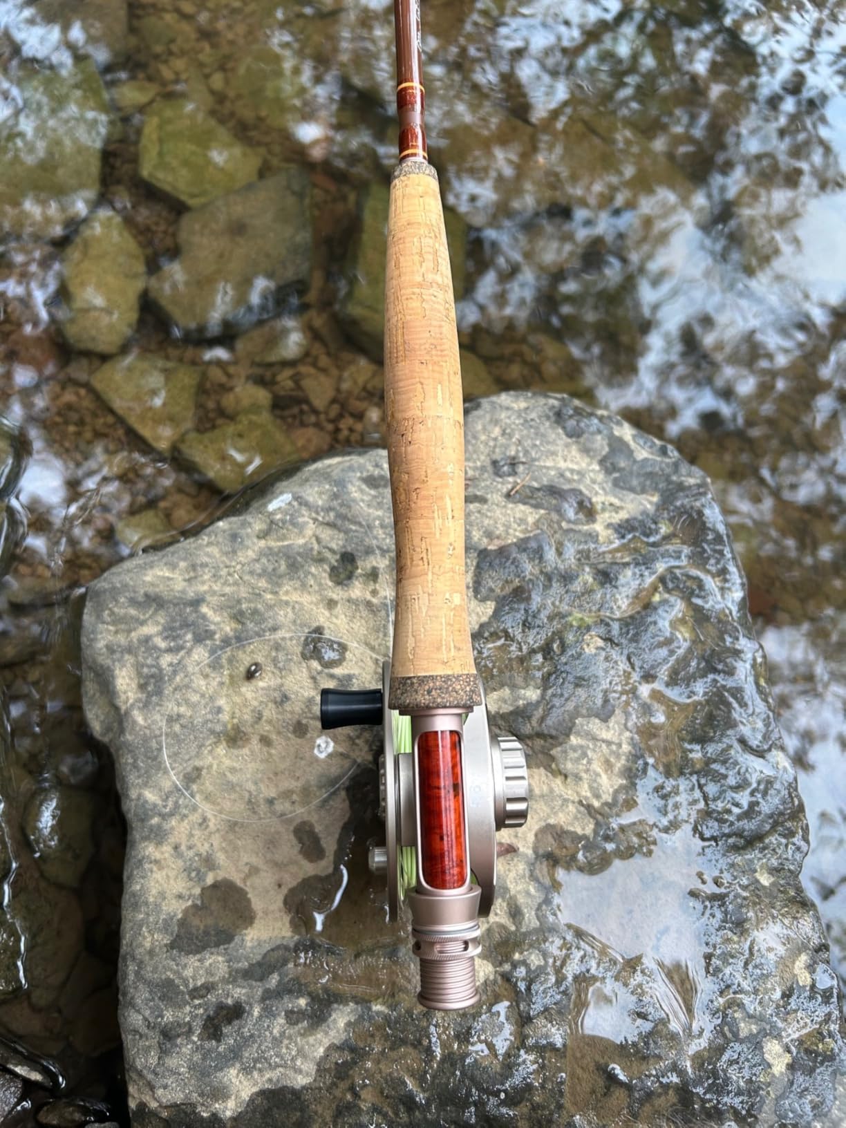 Moonshine Rod Co. Fly Fishing Rod with Carrying Case and Extra Rod Tip Section, Slow-Medium-Fast Action - Customer Photo 3