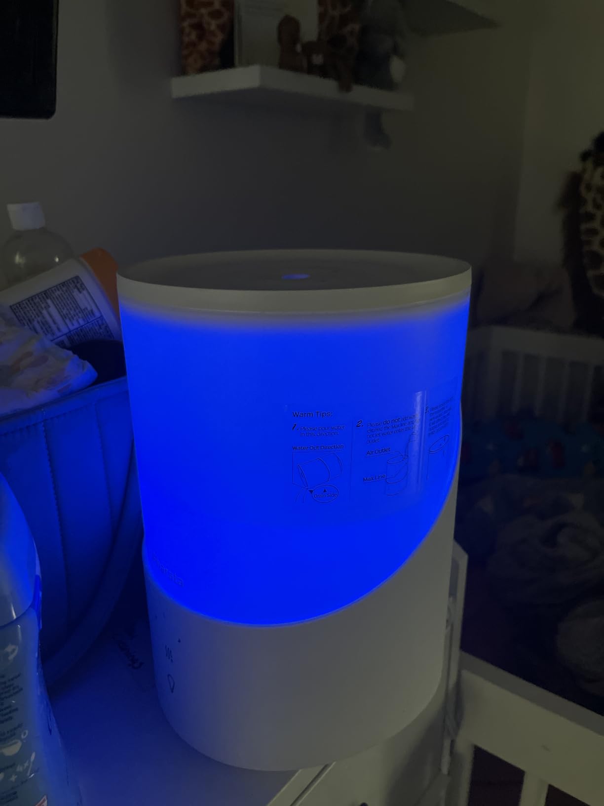 Humidifiers for Bedroom Large Room, 2.5L Cool Mist Humidifier with Essential Oil Diffuser, Top Fill Humidifier for Baby, Home, Plant, Ultrasonic Humidification for whole house, Auto Shut-Off - Customer Photo 5