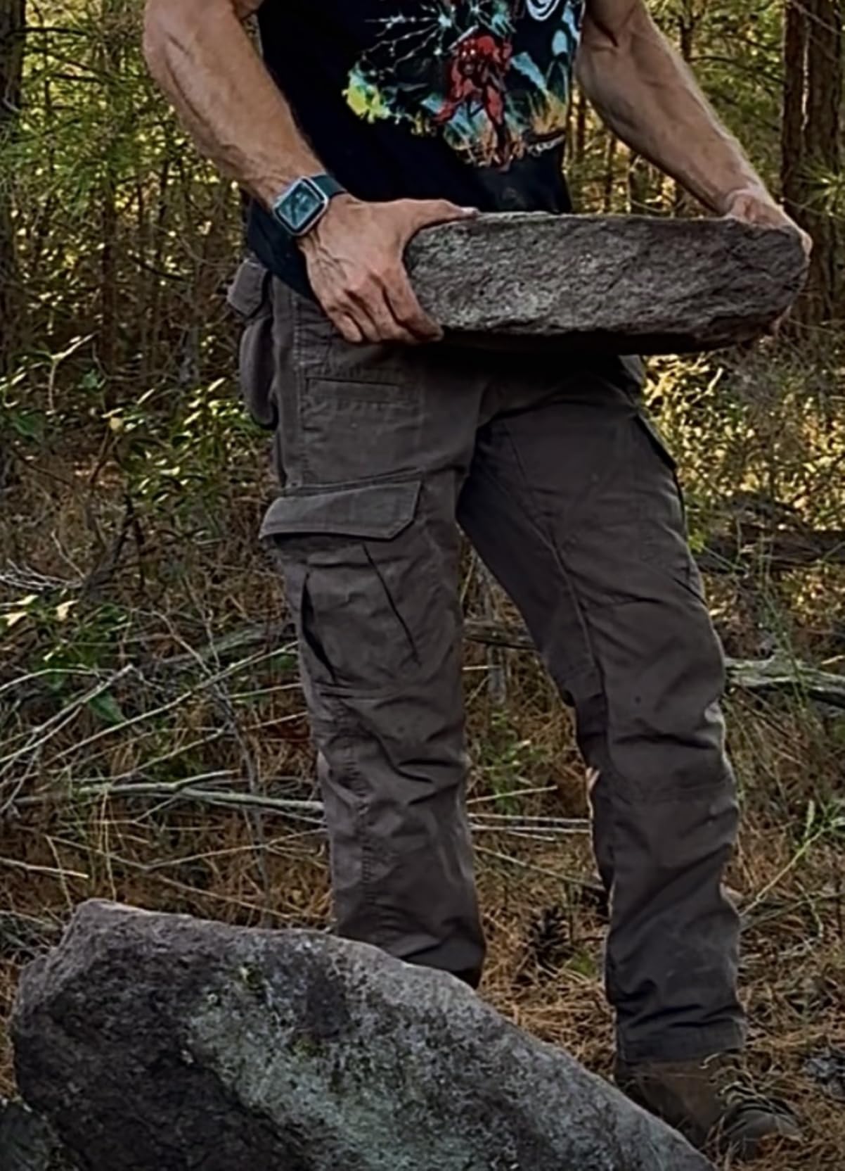CQR Men's Tactical Pants, Water Resistant Ripstop Cargo Pants, Lightweight EDC Work Hiking Pants, Outdoor Apparel - Customer Photo 1