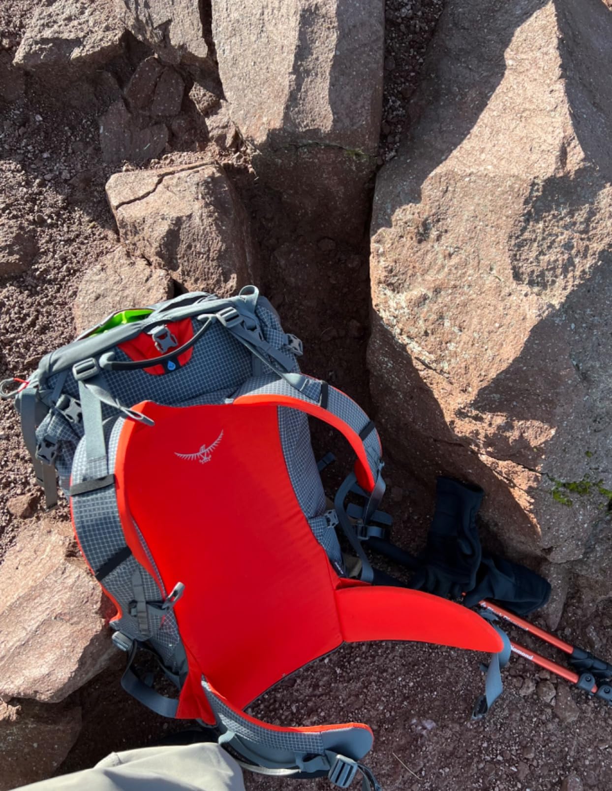 Osprey Mutant 38L Climbing and Mountaineering Unisex Backpack, Mars Orange, M/L - Customer Photo 1