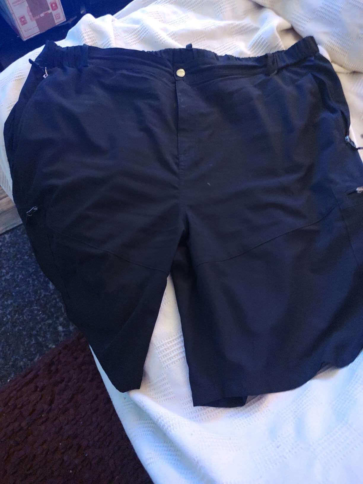 Pudolla Men's Hiking Cargo Shorts 9