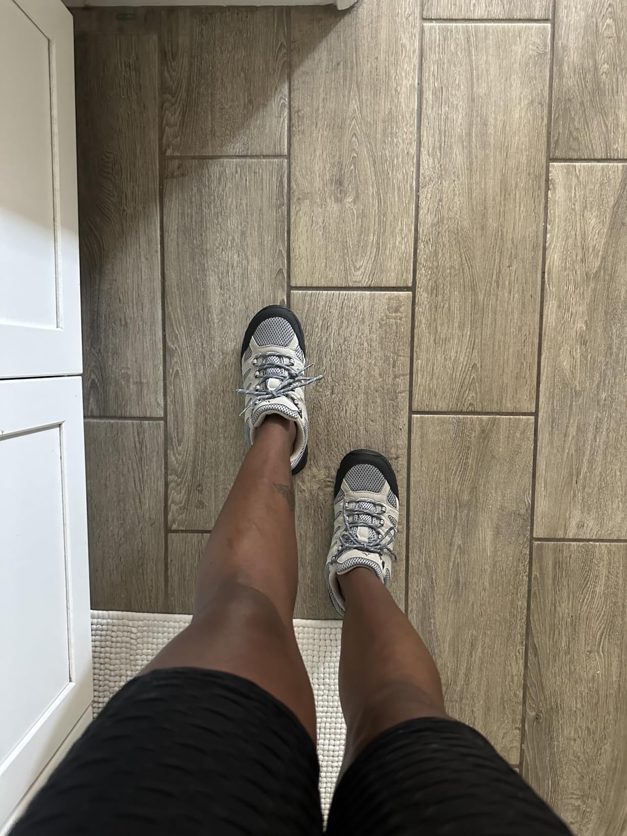 NORTIV 8 Women's Hiking Shoes Lightweight Breathable Mesh Walking Sneakers Outdoor Work Shoes Wander - Customer Photo 2