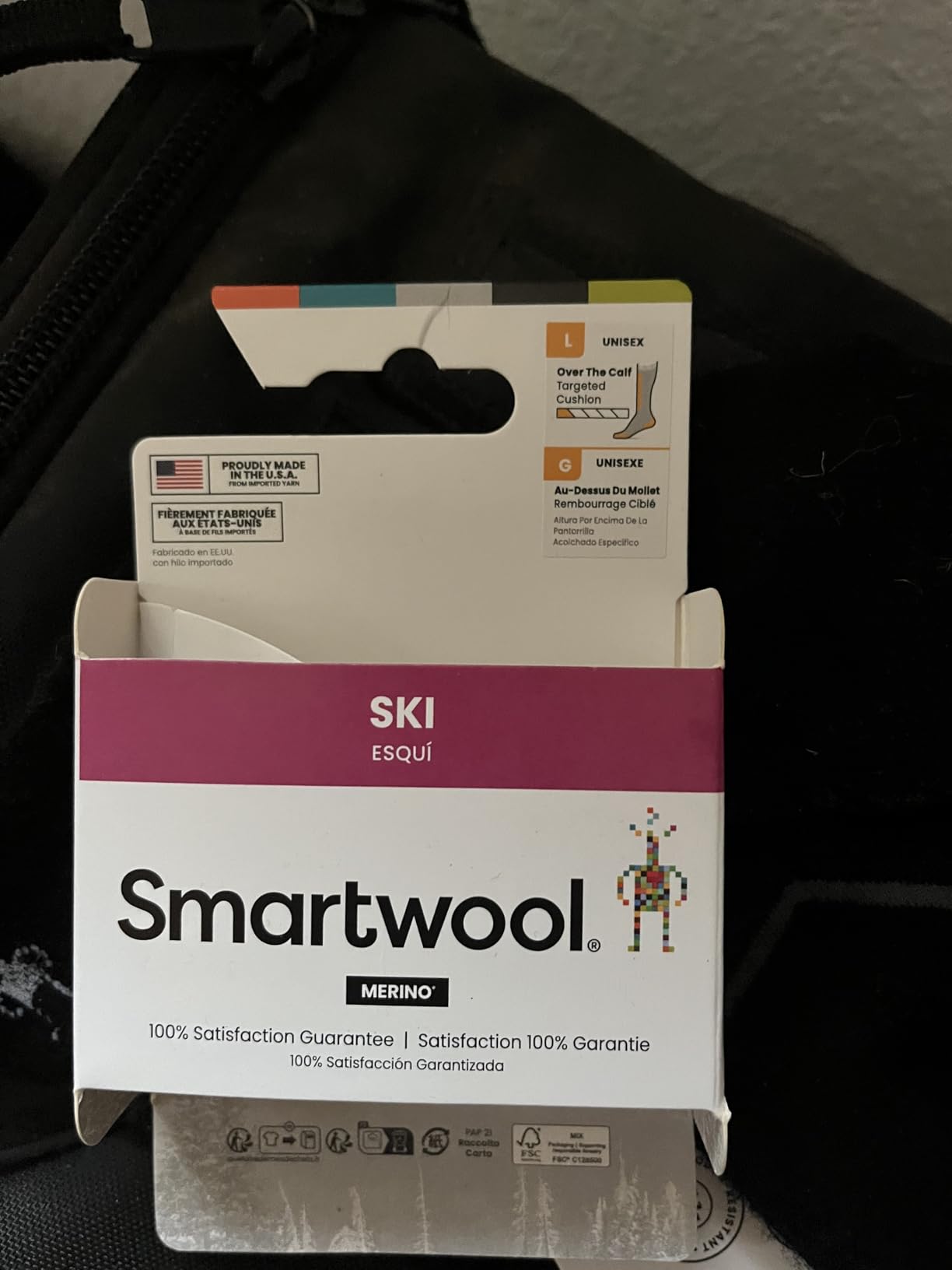 Smartwool mens Ski Targeted Cushion Over the Calf Socks - Customer Photo 1