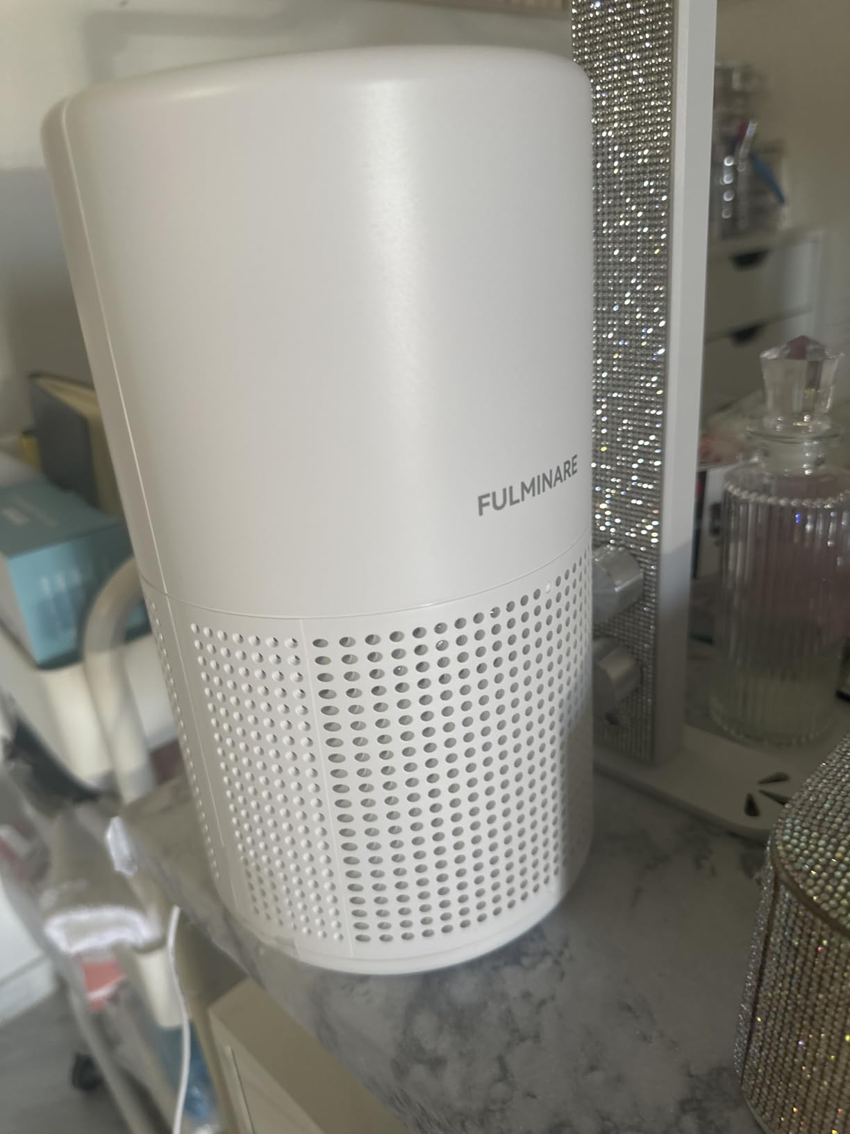 Air Purifiers for Bedroom, FULMINARE H13 True HEPA Air Filter, Quiet Air Cleaner With Night Light,Portable Small Air Purifier for Home, Office, Living Room Customer Review Air Purifiers for Bedroom, FULMINARE H13 True HEPA Air Filter, Quiet Air Cleaner With Night Light,Portable Small Air Purifier for Home, Office, Living Room - Customer Photo 1