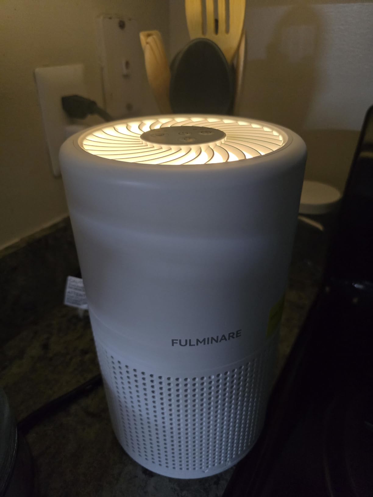 Air Purifiers for Bedroom, FULMINARE H13 True HEPA Air Filter, Quiet Air Cleaner With Night Light,Portable Small Air Purifier for Home, Office, Living Room - Customer Photo 2